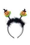 Şapkalı Balkabağı Taç Halloween Partisi Cadılar Bayramı Tacı Unisex Keçe 18x22 Cm Eğlence Süsü