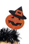 Şapkalı Balkabağı Taç Turuncu Renk Simli Eva Halloween Partisi Cadılar Bayramı Tacı