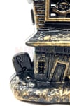 Şato Tealight Mezar Taşı Balkabağı Detaylı Sarı Işıklı Pilli Mum Halloween Cadılar Bayramı 2 Adet