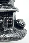 Şato Tealight Mezar Taşı Balkabağı Detaylı Sarı Işıklı Pilli Mum Halloween Cadılar Bayramı 2 Adet