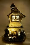 Şato Tealight Mezar Taşı Balkabağı Detaylı Sarı Işıklı Pilli Mum Halloween Cadılar Bayramı 2 Adet