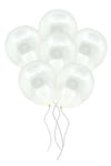 Şeffaf Balon 10 Adet 30 Cm Içi Gözüken Içine Balon Pulu Konfetisi Koyulan Doğum Günü Parti Balonu