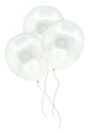 Şeffaf Balon 50 Adet 30 Cm Içi Gözüken Içine Balon Pulu Konfetisi Koyulan Doğum Günü Parti Balonu