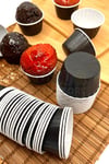 Siyah 50li Kek Kalıbı Fırında Dağılmayan 6.5x4 Cm Sert Karton Muffin Kalıbı Kabı Cupcake Kapsülü