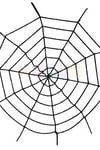 Siyah Örümcek Ağı 1.5 X 1.5 Metre Halloween Partisi Cadılar Bayramı Şaka Ürünü Mekan Süsleme Süsü