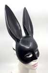 Siyah Playboy Tarzı Tavşan Maske Halloween Partisi Cadılar Bayramı Unisex Her Kafaya Uygun Süs