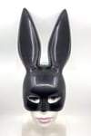 Siyah Playboy Tarzı Tavşan Maske Halloween Partisi Cadılar Bayramı Unisex Her Kafaya Uygun Süs