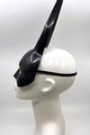 Siyah Playboy Tarzı Tavşan Maske Halloween Partisi Cadılar Bayramı Unisex Her Kafaya Uygun Süs