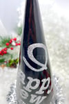 Siyah Renk Yılbaşı Şapkası Karton Happy New Year Baskılı Simli Parlak Püsküllü Büyük Boy Yıldızlı