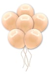 Somon Makaron Balon 10 Adet 30 Cm Pastel Rengi Parti Balonu Soft Renk Doğum Günü Partisi Konsepti