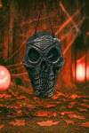 Strafor Kuru Kafa Dekor Eskitme Siyah Renk Asma İpli 37x23 Cm Halloween Cadılar Bayramı Parti Dekoru