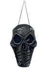 Strafor Kuru Kafa Dekor Eskitme Siyah Renk Asma İpli 37x23 Cm Halloween Cadılar Bayramı Parti Dekoru