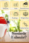 Sunum Kasesi 20 Adet Magnolya Dondurma Puding Tatlı Meze Salata Cup Kabı Sert Plastik Mika Sunumluk