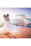 Tektaş Yüzük Rose Gold Renkli Elmas Folyo Balon Bekarlığa Veda Partisi Bride To Be Evlilik 66x60 Cm