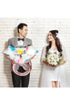 Tektaş Yüzük Rose Gold Renkli Elmas Folyo Balon Bekarlığa Veda Partisi Bride To Be Evlilik 66x60 Cm