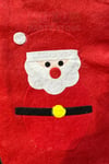 Tombul Noel Baba Yılbaşı Çorap 25x35 Cm Kırmızı Yeşil Renkli Yeni Yıl Çam Ağacı Asılan Dekor Süs