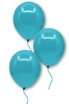 Turkuaz Mavisi Balon 10 Adet 30 Cm Pastel Açık Mavi Renk Parti Balonu Doğum Günü Partisi Konsept Süs