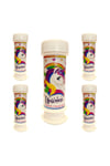 Unicorn Temalı Boynuzlu At Konseptli 5li Dağıtmalık Hediye Köpük Balon Üfleme Baloncuk 60 Ml