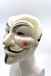V For Vendetta Hologramlı Maske Halloween Partisi Cadılar Bayramı Kırmızı Yanaklı Parlak Unisex