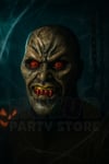 Vampir Maske Kanlı Gözlü Dişli 26x17 Cm Plastik Cadılar Bayramı Halloween Parti Kostüm Korku Maske