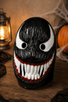 Venom Korku Maskesi Siyah Beyaz Keskin Dişli Maske Cadılar Bayramı Halloween Parti Kostüm Aksesuarı