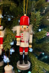 Yılbaşı Ağacına Asılan Fındıkkıran 4lü 13 Cm Kurşun Asker Nutcracker Yılbaşı Yeni Yıl Dekoru