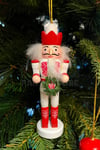 Yılbaşı Ağacına Asılan Fındıkkıran 5li 13 Cm Kurşun Asker Nutcracker Yılbaşı Yeni Yıl Dekoru