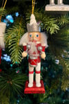 Yılbaşı Ağacına Asılan Fındıkkıran 5li 13 Cm Kurşun Asker Nutcracker Yılbaşı Yeni Yıl Dekoru