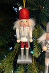 Yılbaşı Ağacına Asılan Fındıkkıran 5li 13 Cm Kurşun Asker Nutcracker Yılbaşı Yeni Yıl Dekoru