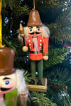 Yılbaşı Ağacına Asılan Retro Fındıkkıran 6lı 13 Cm Kurşun Asker Nutcracker Yılbaşı Yeni Yıl Dekoru