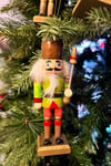 Yılbaşı Ağacına Asılan Retro Fındıkkıran 6lı 13 Cm Kurşun Asker Nutcracker Yılbaşı Yeni Yıl Dekoru