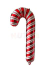 Yılbaşı Temalı 5li Folyo Balon Seti Merry Christmas Baskılı Noel Baba Baston Şeker Yeni Yıl Balonu