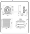 2020 HİDROLİK SOĞUTUCU YAN TİP 240X240X45 100LT/DK 220 VOLT