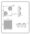 2075 HİDROLİK SOĞUTUCU YAN TİP 720X700X63 220LT/DK 12 VOLT