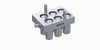 H6AP SERİSİ DİŞİ (HAREKETLİ) ÇOKLU BAĞLANTI, 6X10 GÖVDE - M18X1,5(12L) BAĞLANTI