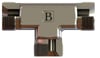 R3/8-19 Bsp Erkek T Rakor