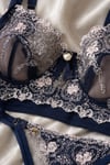 Linda Blue Mavi Sütyen Külot İç Çamaşır Takımı