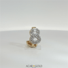 14 Ayar Altın 8 Rakamı Taşlı Kolye Ucu | Acar Gold