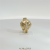 14 Ayar Altın Deniz Kabuğu Taşlı Kolye Ucu | Acar Gold