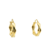 Dalgalı Halka Küpe | Acar Gold