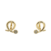 Taş Detaylı Halka Formlu Küpe | Acar Gold