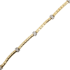 Taşlı Detaylı Geometrik Bileklik | Acar Gold