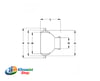 Jet Nozul Tip-1 JA 3 Difüzör