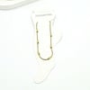 Minimal Halka Detaylı Gold Çelik Halhal