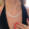 Shine Özel Seri Gold Zirkon Taşlı Tasarım Kolye