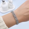 Xuping Zirkon Taşlı Kordon Model Silver Bileklik