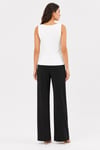 Kayık Yaka Kolsuz Body