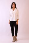 BluzEkru V Yaka BluzACLASSICS