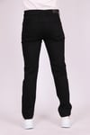 JEAN Erkek Siyah Slim Fit Dar Kesim Pamuk Denim Esnek Jean Kot PantolonACLASSICS