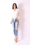 JEANSPayetli Yırtık Jean PantolonACLASSICS